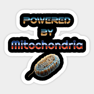 Powered by Mitochondria Picture Sticker